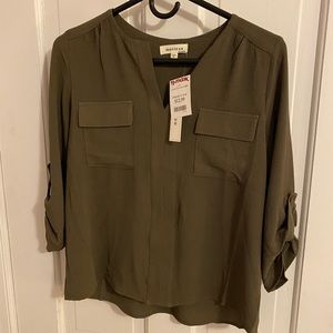 Olive green top from TJMaxx